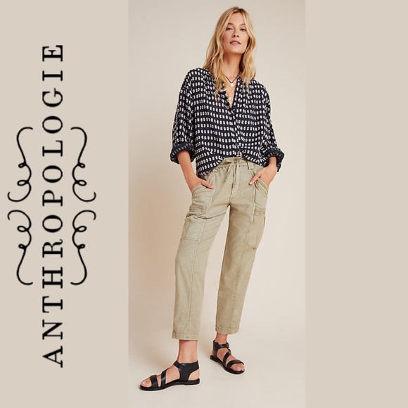 Anthropologie Pants - Anthropologie Angela Cropped Cargo Pants